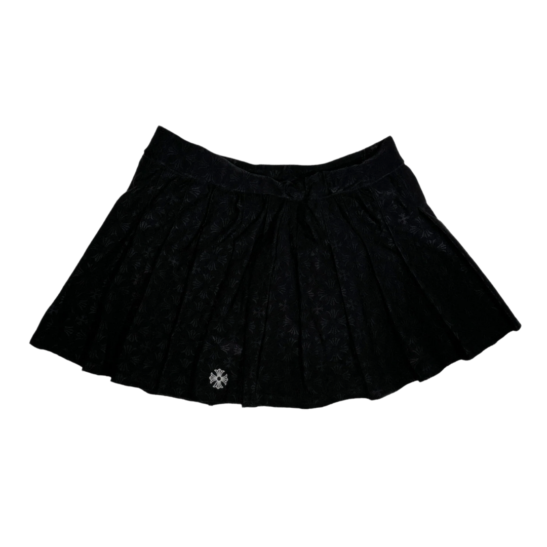 Chrome Hearts 'Plus Cross Monogram' Horseshoe Mini Skirt