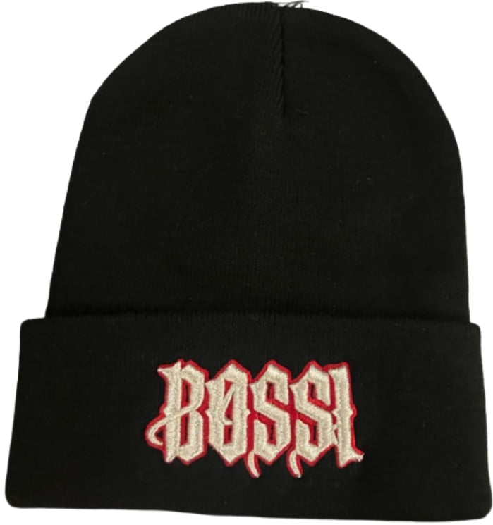 Bossi x SRLA 'Black/White/Red' Beanie