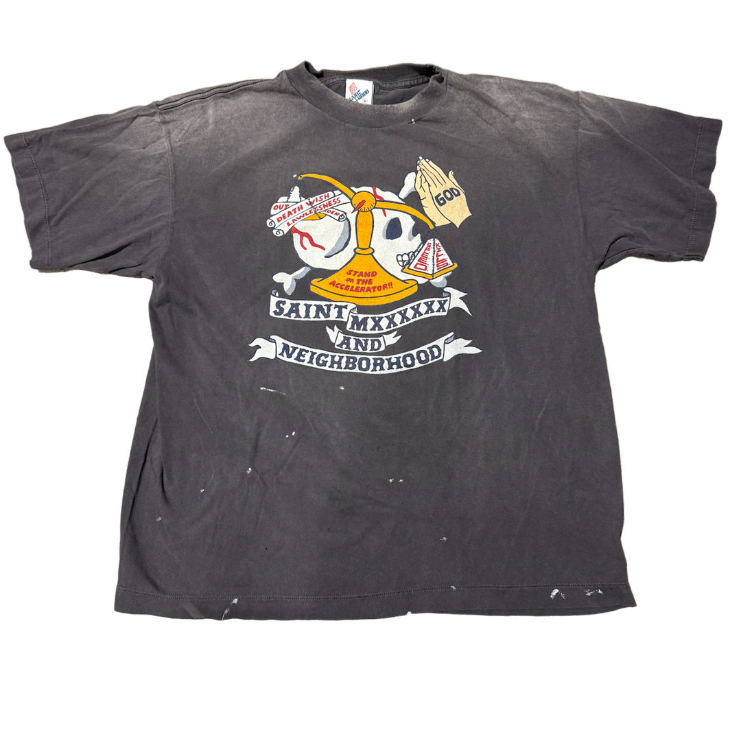 Saint Michael x Neighborhood 'Black' Pray Tee