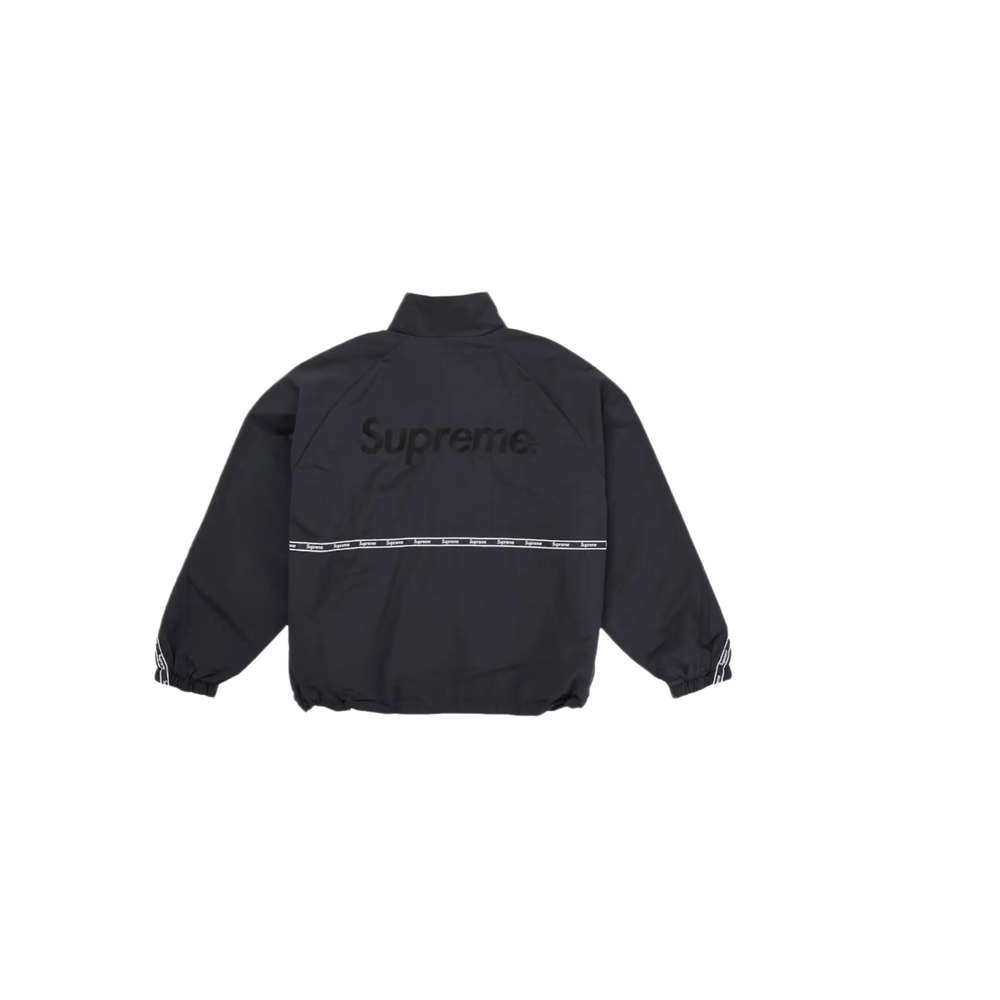 Supreme Logo Taping 'Black' Track Jacket