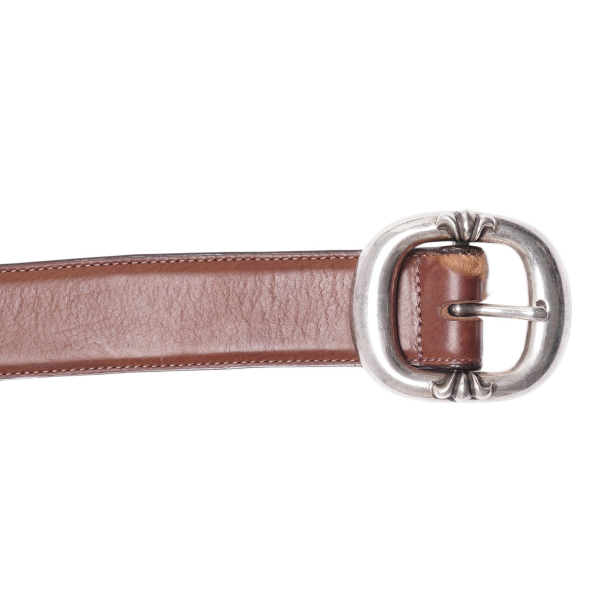 Chrome Hearts 'Aspen Exclusive' Horsehair Gunslinger Brown Belt