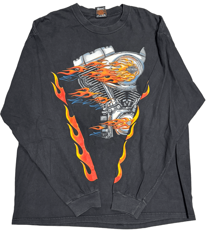 Harley Davidson 'Surdyke Missouri' Vintage Longsleeve Black Tee