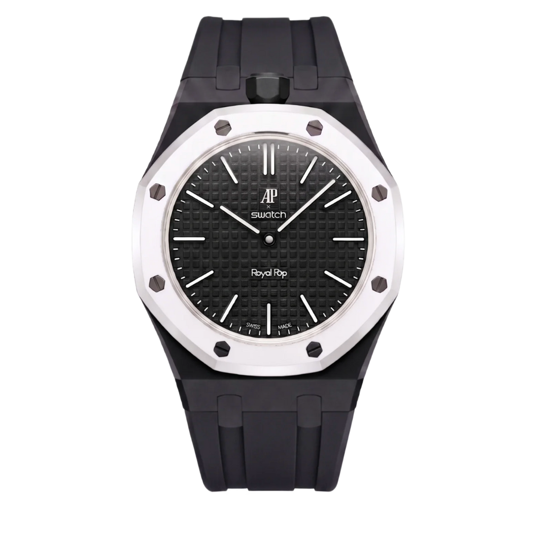 Swatch x Audemars Piguet AP Bioceramic 'Ocho Negro' Royal Pop Watch