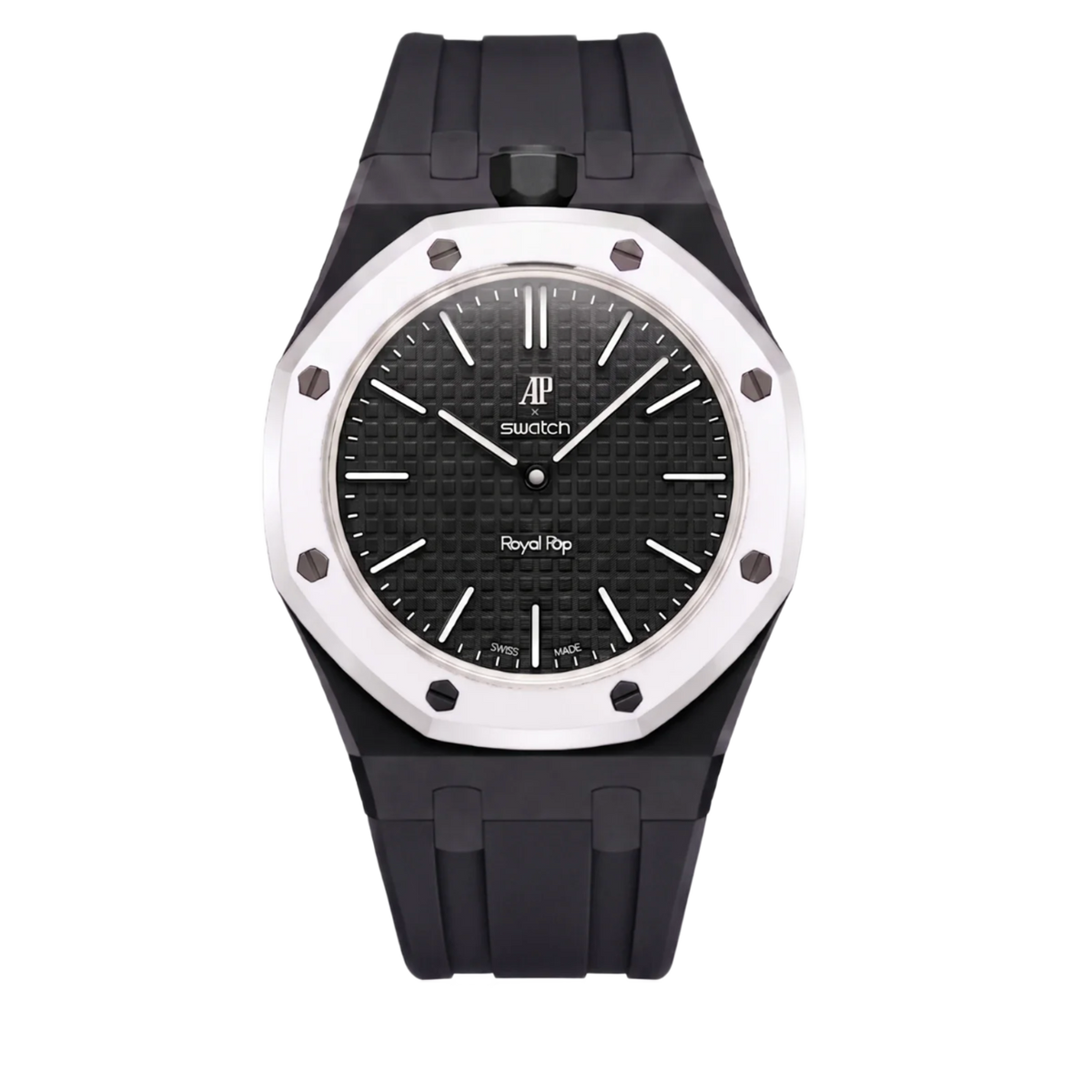 Swatch x Audemars Piguet AP Bioceramic 'Ocho Negro' Royal Pop Watch