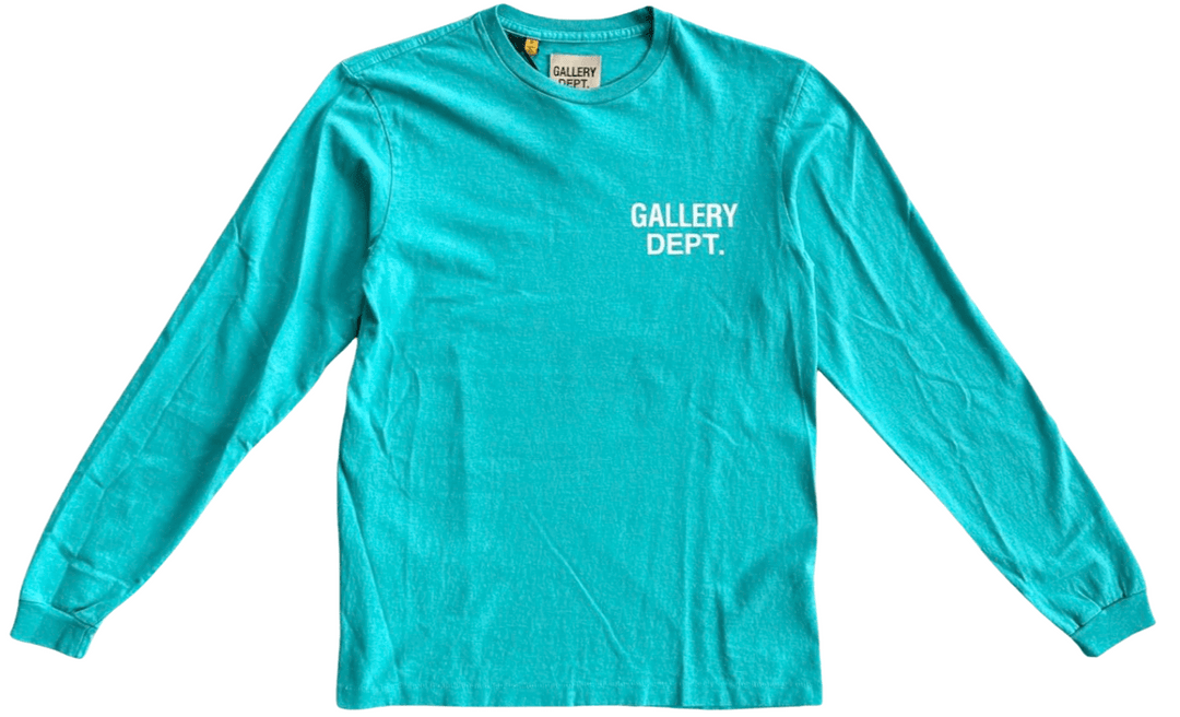 Gallery Dept Teal Souvenir Logo Longsleeve