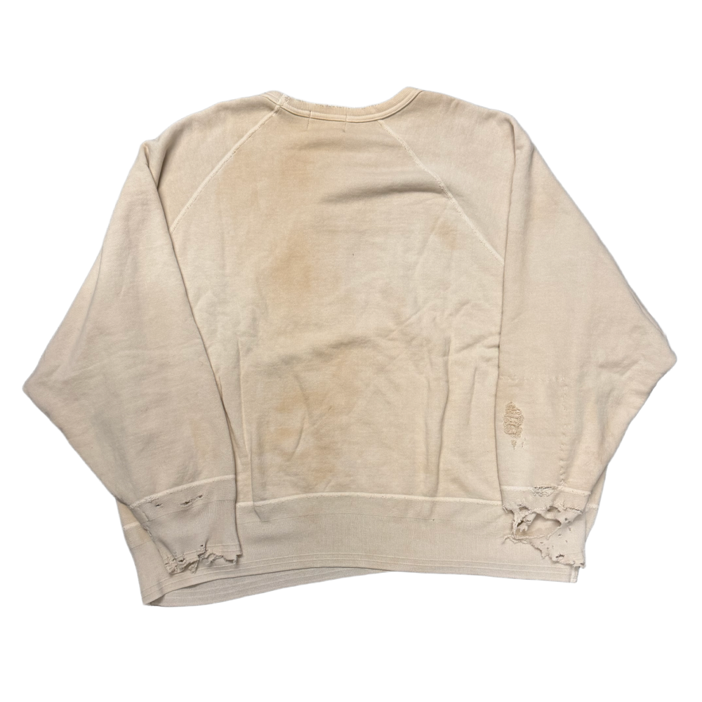Enfants Riches Déprimés 'Cream' Distressed Crewneck
