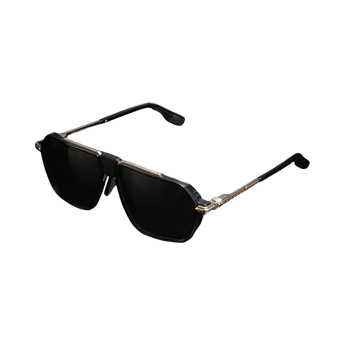Chrome Hearts 'Drippy Black & Gold Plated' Sunglasses 