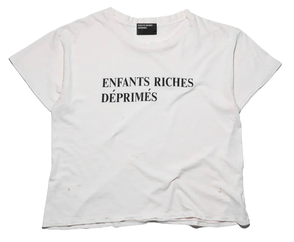 Enfants Riches Déprimés Thrashed Cream Tee