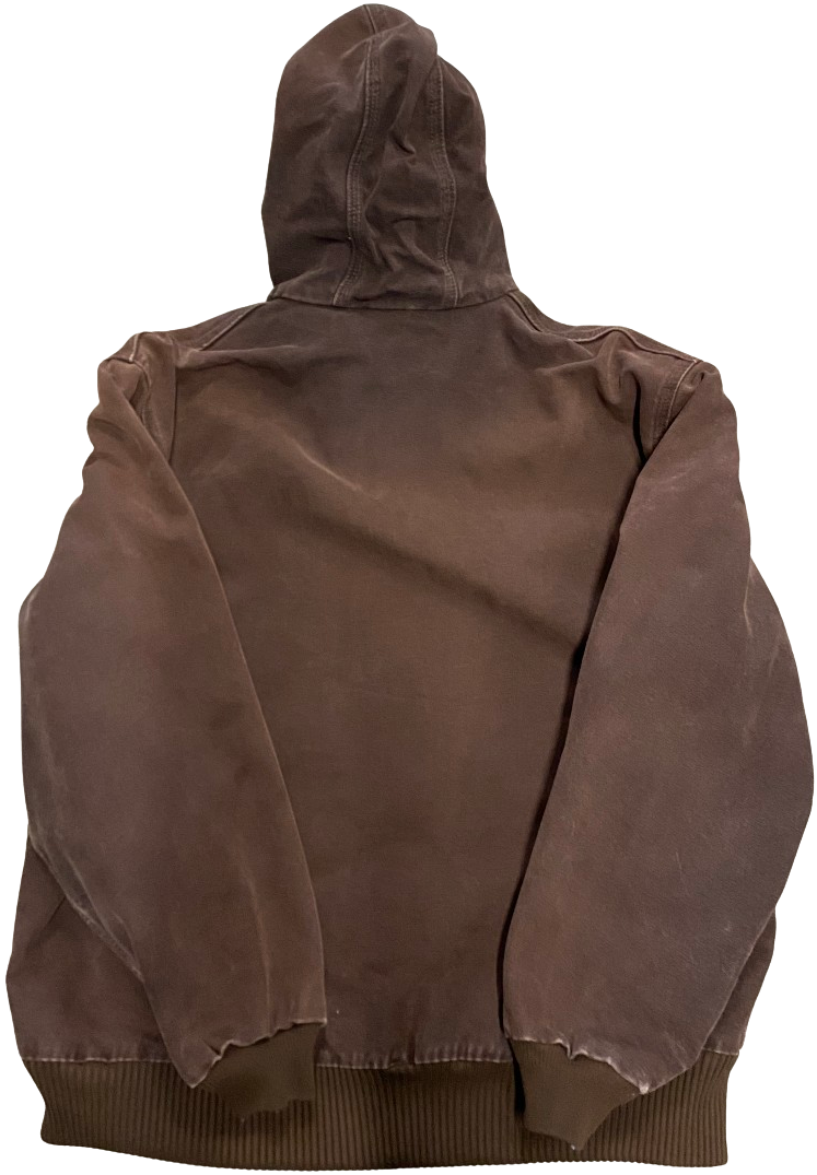 Carhartt 'Sepia Brown' Distressed Work Jacket
