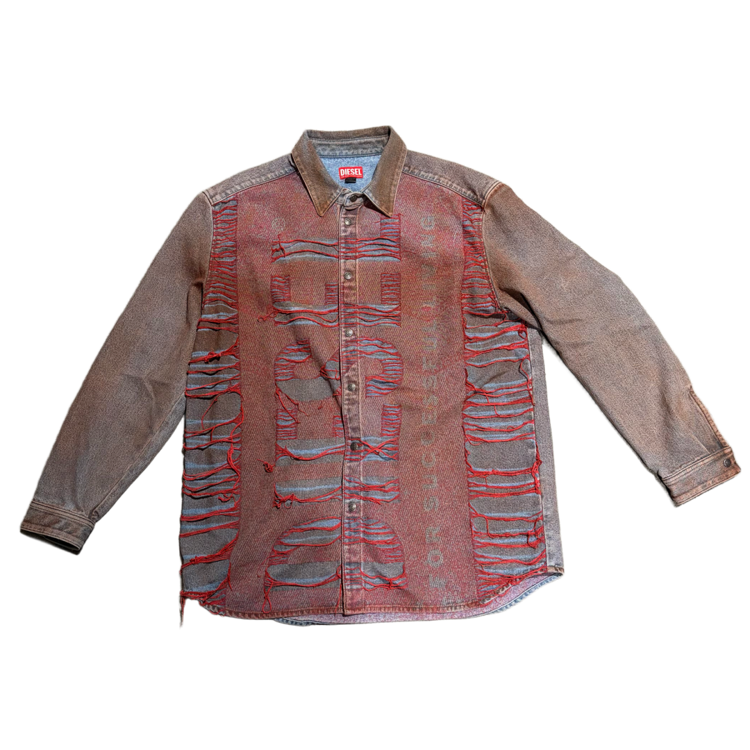 Diesel 'Red' D Simply Over Shirt Jacket