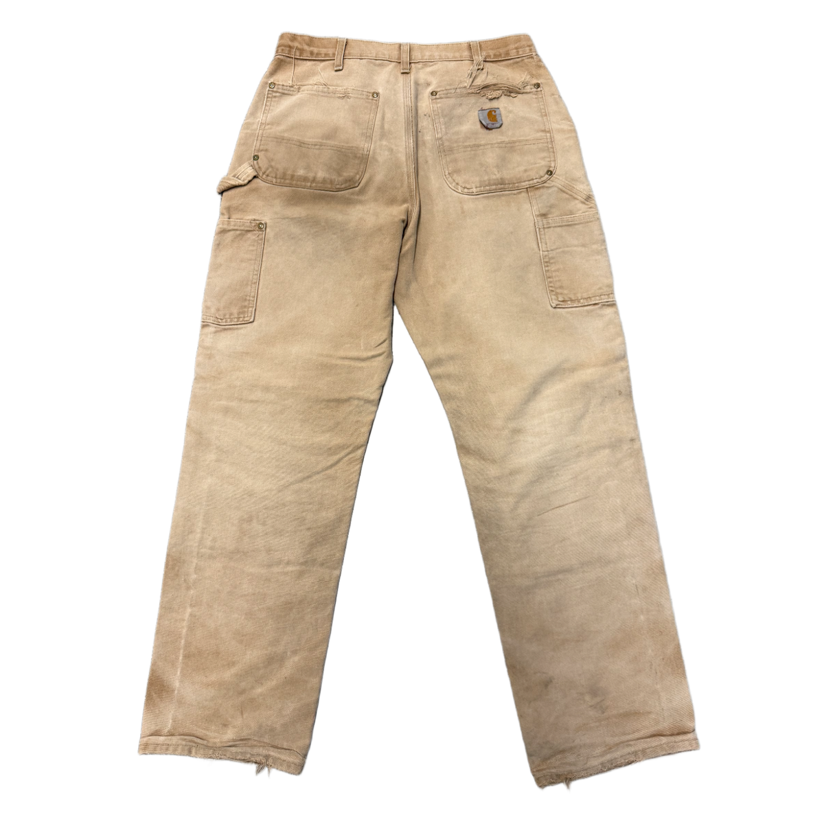 Carhartt 'Distressed Tan' Double Knee Vintage Work Pants