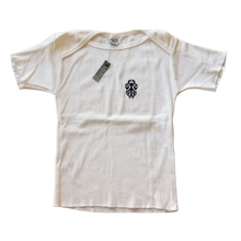 Chrome Hearts Vintage Womens 'Vine Dagger' White Baby Tee