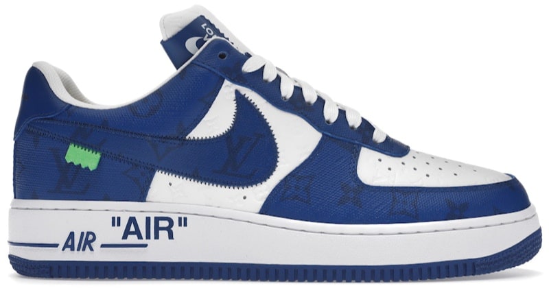 Louis Vuitton Nike Air Force 1 Low By Virgil Abloh White Royal