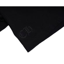Chrome Hearts 'Purple Neck Logo' Black Pocket Tee