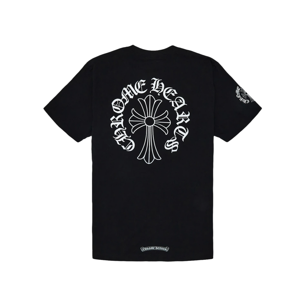 Chrome Hearts 'Black' Neck Logo Cross Tee