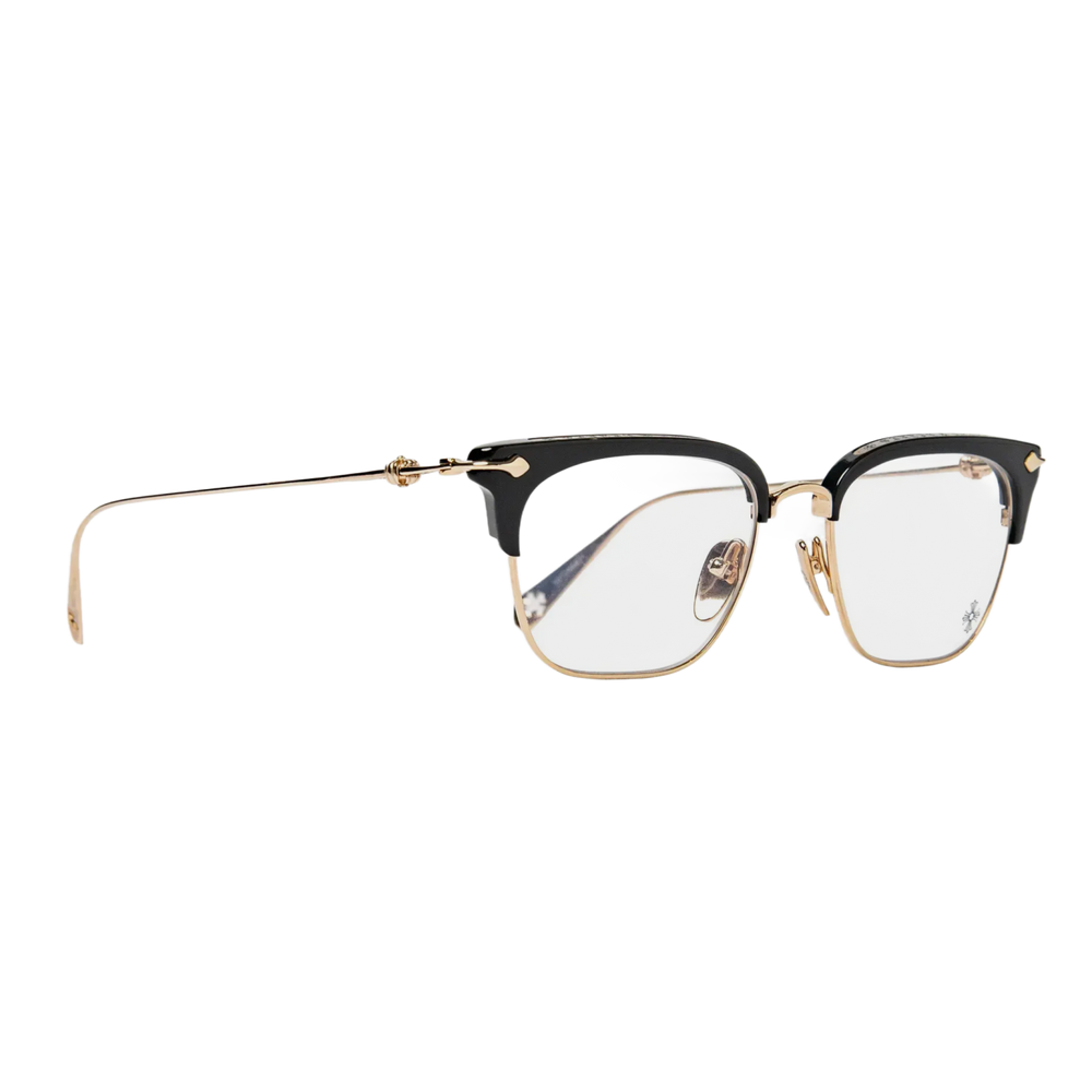 Chrome Hearts 'Sluntradiction' Black/Gold Glasses