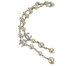 Chanel Graduated Pearl Crystal Long Necklace