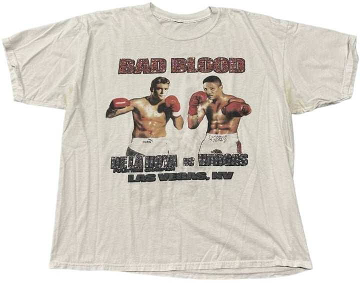 De La Hoya 'Bad Blood Vs Vargas' Rhinestone Vintage Tee