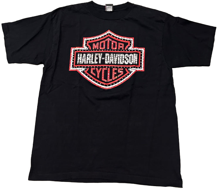 Harley Davidson 'Golden Isles' Rhinestone Vintage Tee