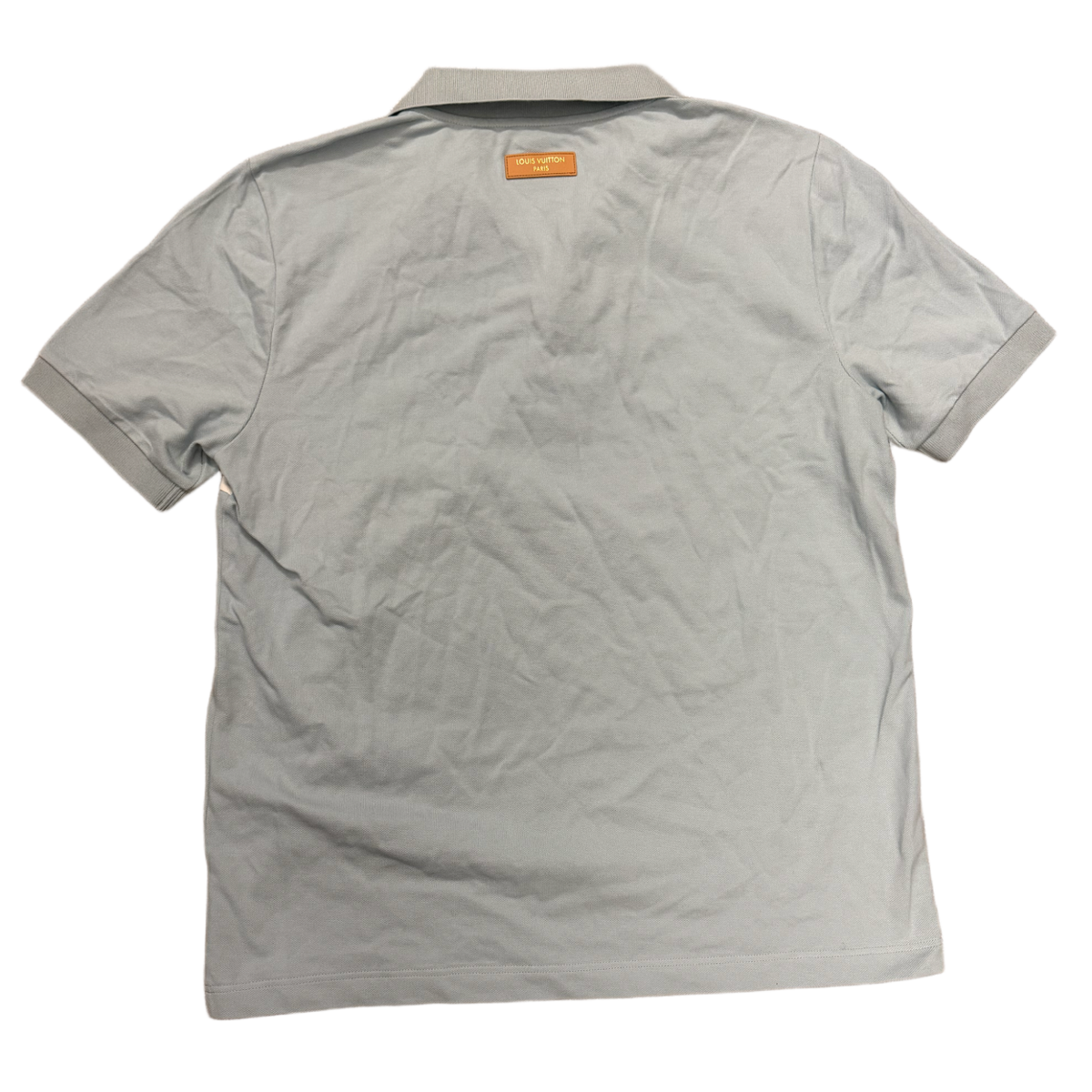 Louis Vuitton 'Pale Blue' Polo Button Shirt