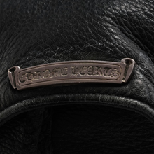 Chrome Hearts 'Black' Fleur Gunslinger Leather Backpack