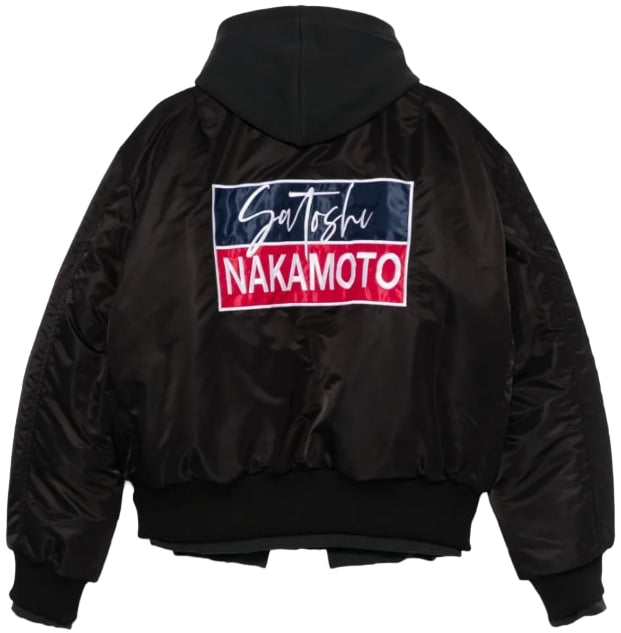 Satoshi Nakamoto 'Off Road' Bomber Jacket