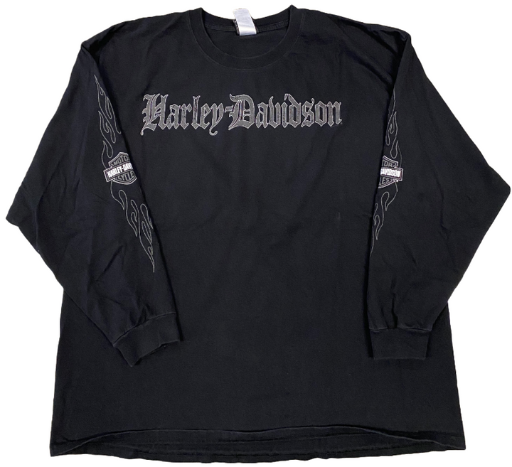 Harley Davidson 'Black Rivers Fall, WI' Vintage Longsleeve Tee