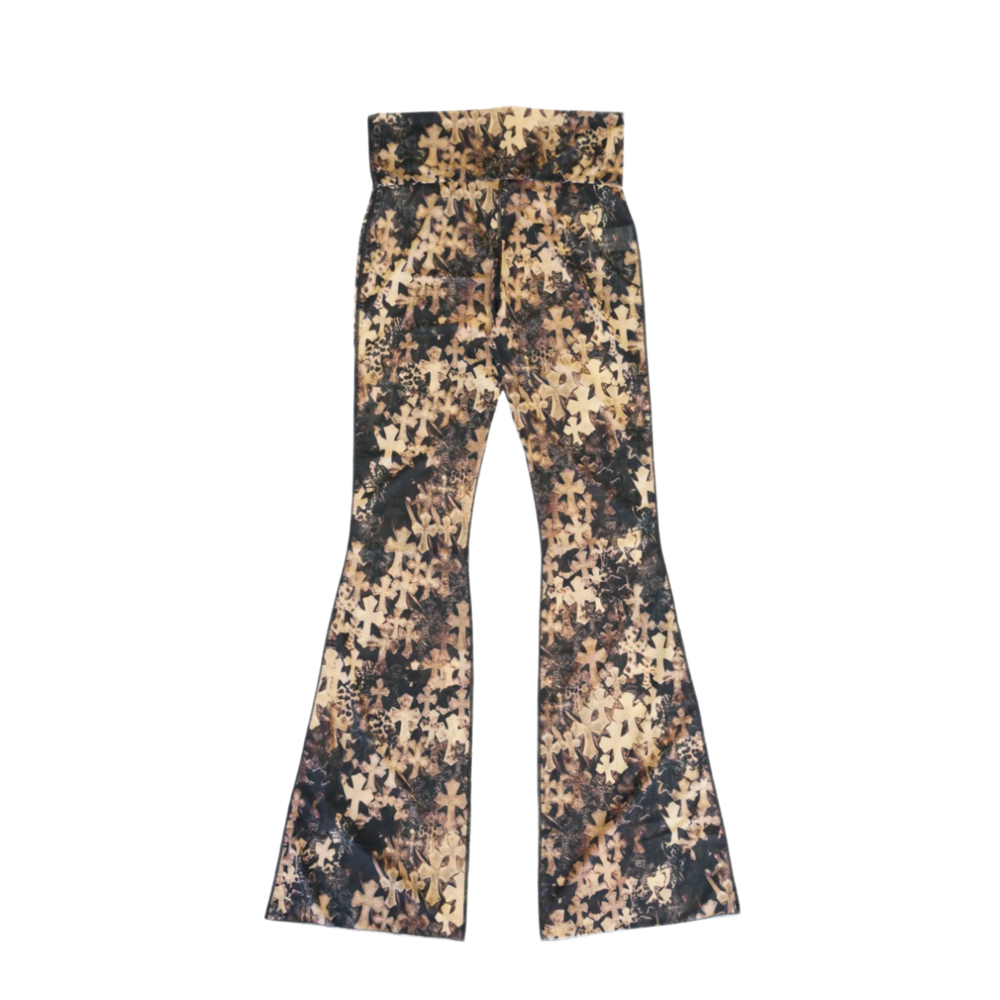 Chrome Hearts 'Cross Print' Womens Mesh Leggings