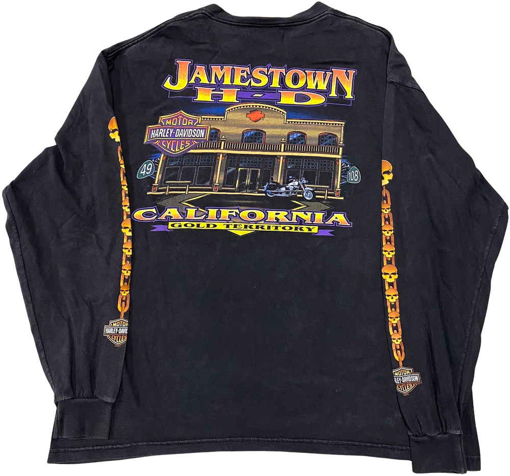 Harley Davidson 'Jamestown gold Territory' Vintage Tee