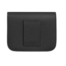 Hermès 'Noir and Gold' Constance Slim Wallet