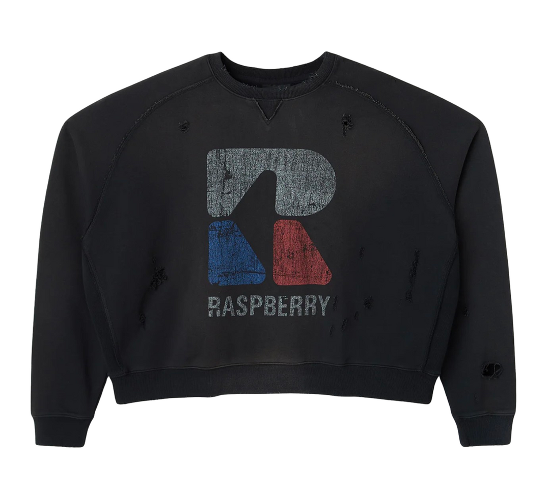 Gold+Vintage Gallery Raspberry Hills 'Raf Berry' Crewneck