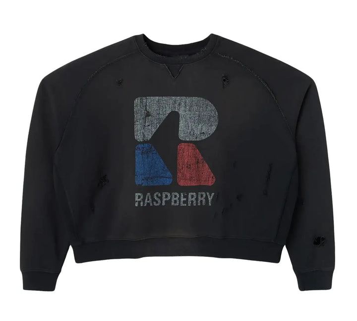Gold+Vintage Gallery Raspberry Hills 'Raf Berry' Crewneck