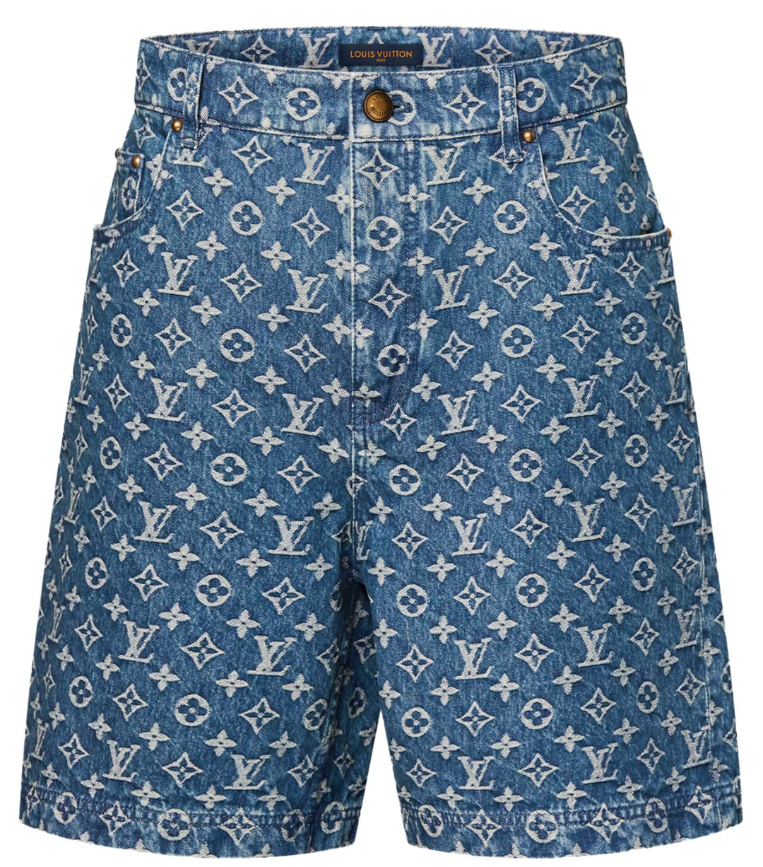 Louis Vuitton Monogram Denim Shorts