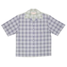 Marni 'Blue and Green' Checkered Button-Up Shirt