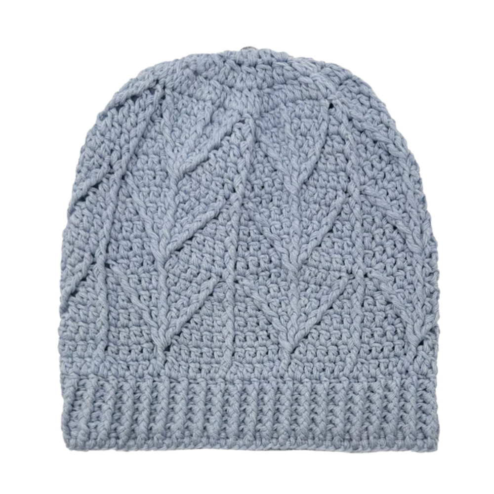 Chrome Hearts 'Star Patch' Blue Cashmere Beanie