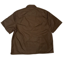 Chrome Hearts 'Brown' Leather Pocket Zip Shirt