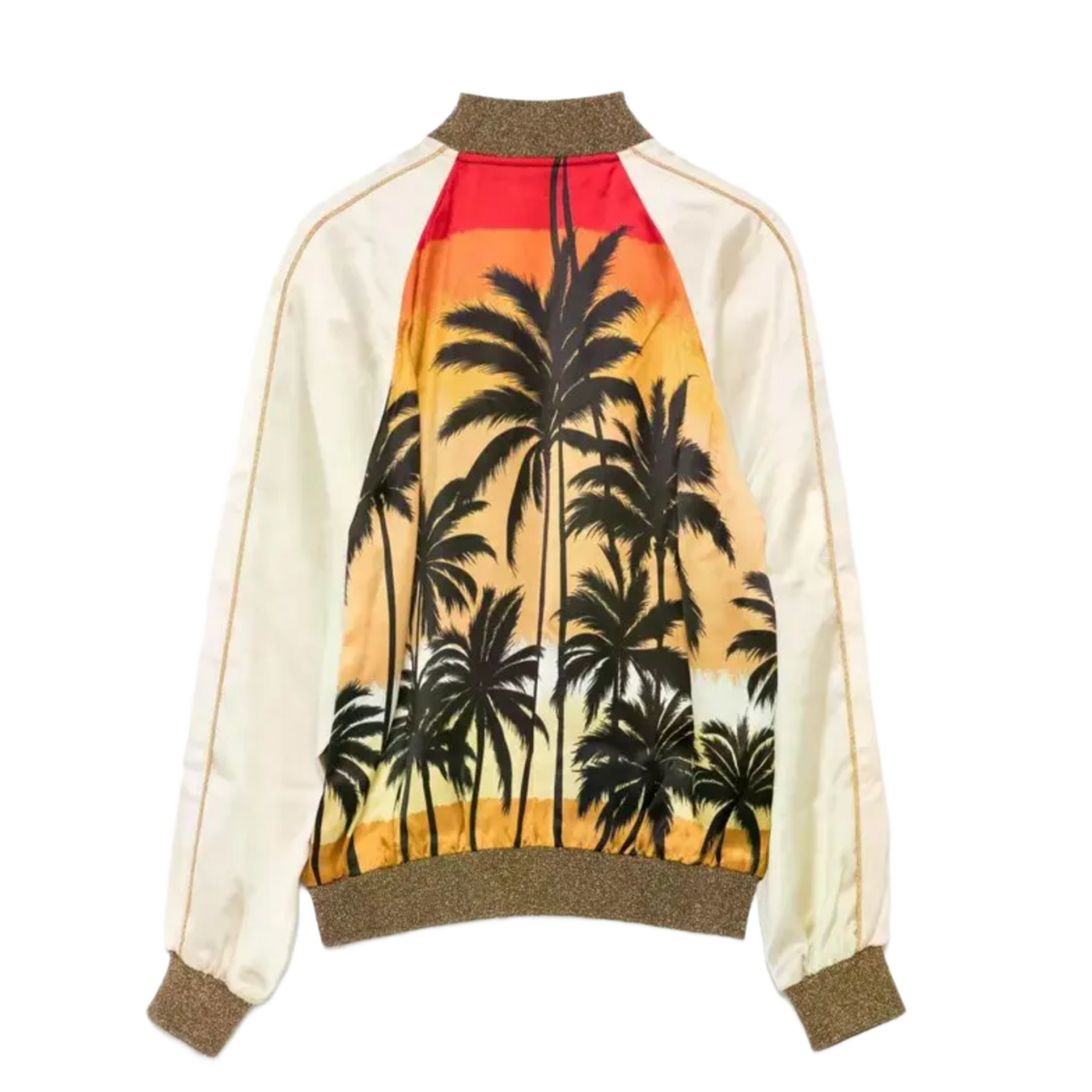 Saint Laurent 'Orange' Palm Trees Bomber Jacket