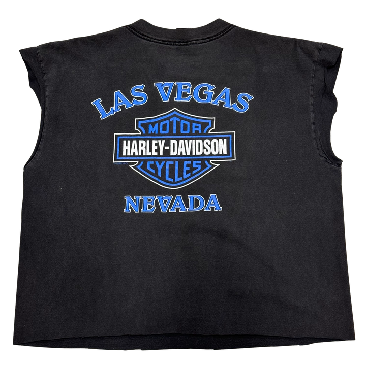 Harley Davidson 'A Cut Above The Rest' Vintage Cutoff Tee