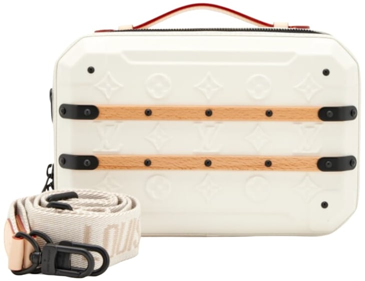 Louis Vuitton 'White' Calfskin Future Trunk Black Hardware