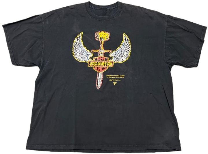 Harley Davidson 'Jesus-David's Son' Rhinestone Vintage Tee