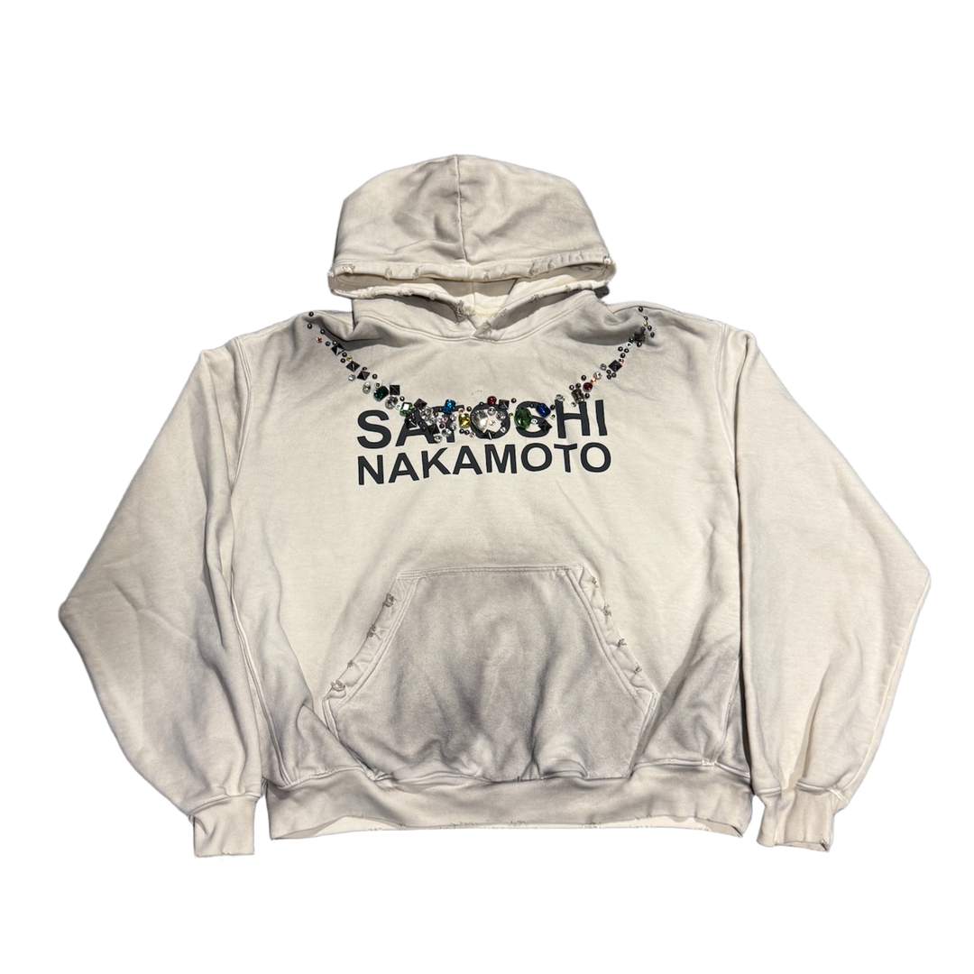Satoshi Nakamoto Pearlized Hoodie Tan