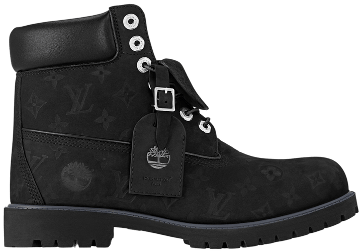 Louis Vuitton x Timberland 'Black' Boots