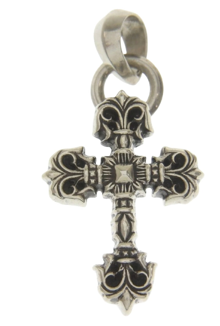 Chrome Hearts 'Filigree Cross' 30in Paper Chain Necklace