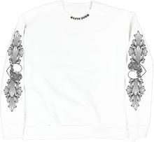 Chrome Hearts 'Love You' Floral Heart White Crewneck