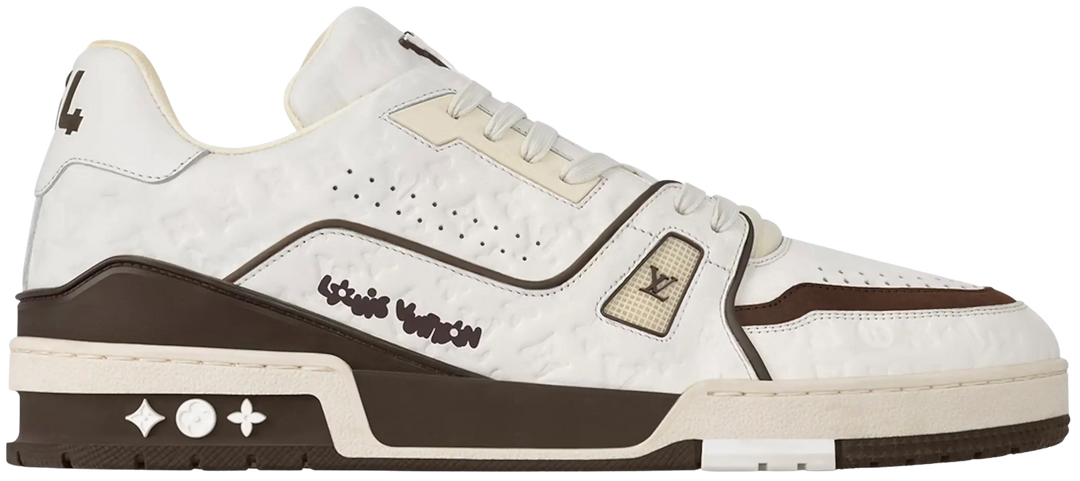Louis Vuitton LV Trainer 'White Craggy' Monogram Sneakers