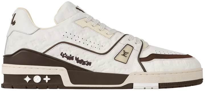 Louis Vuitton LV Trainer 'White Craggy' Monogram Sneakers