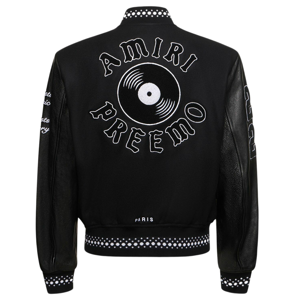 Amiri 'Preemo DJ' Wool Blend Varsity Jacket