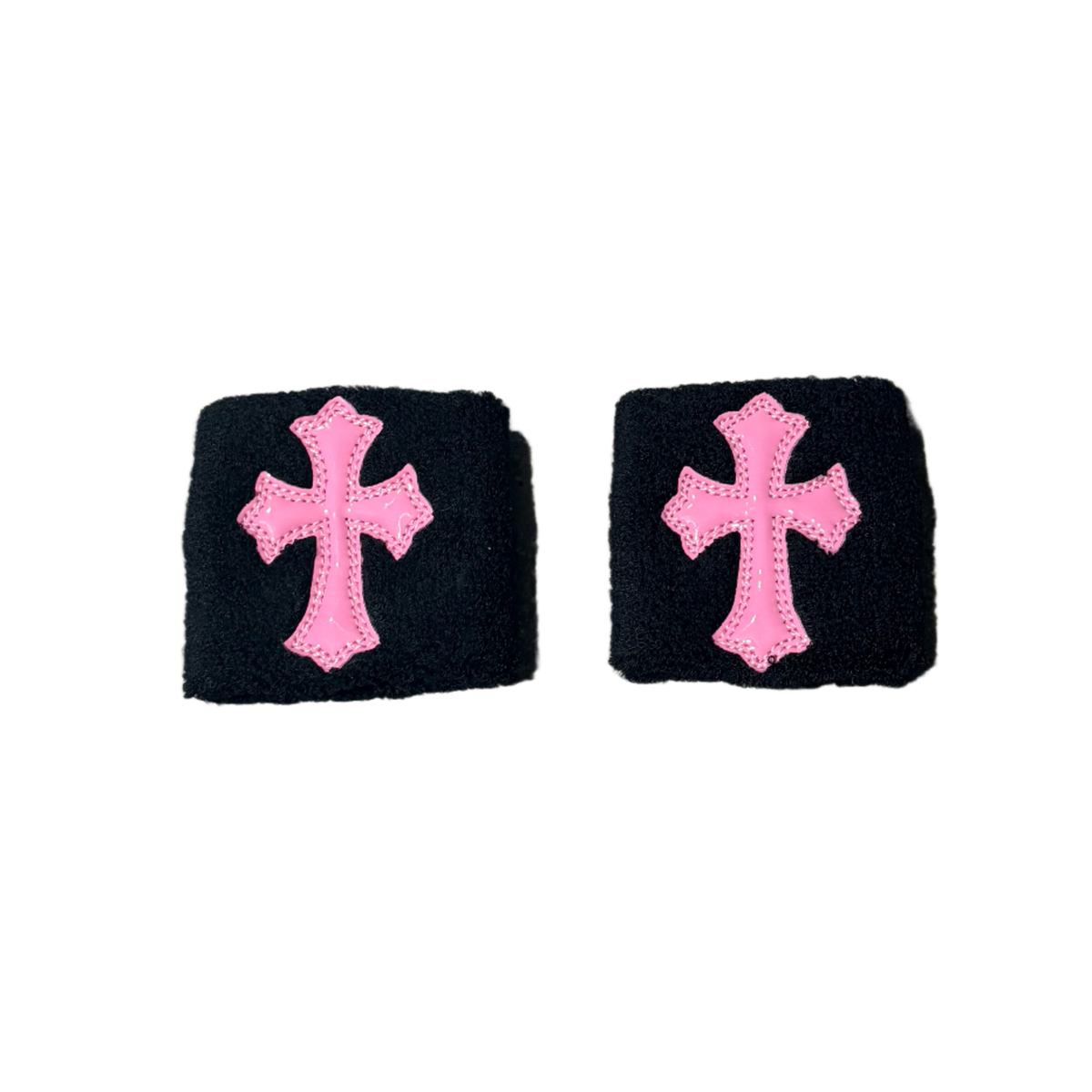 Chrome Hearts 'Pink' Cross Patch Sweat Band
