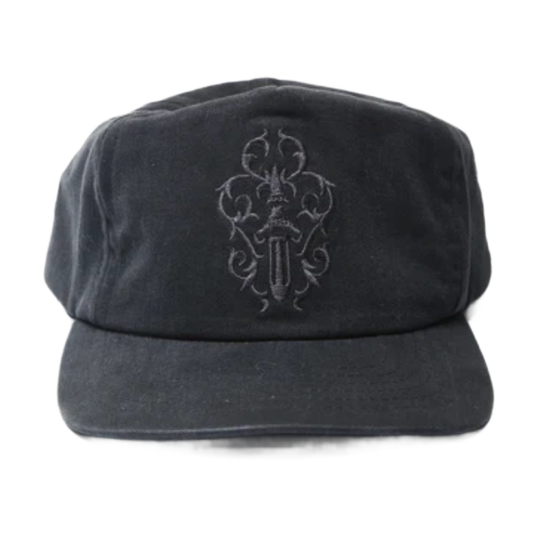 Chrome Hearts Vintage 'Vine Dagger' Embroidered Black Hat