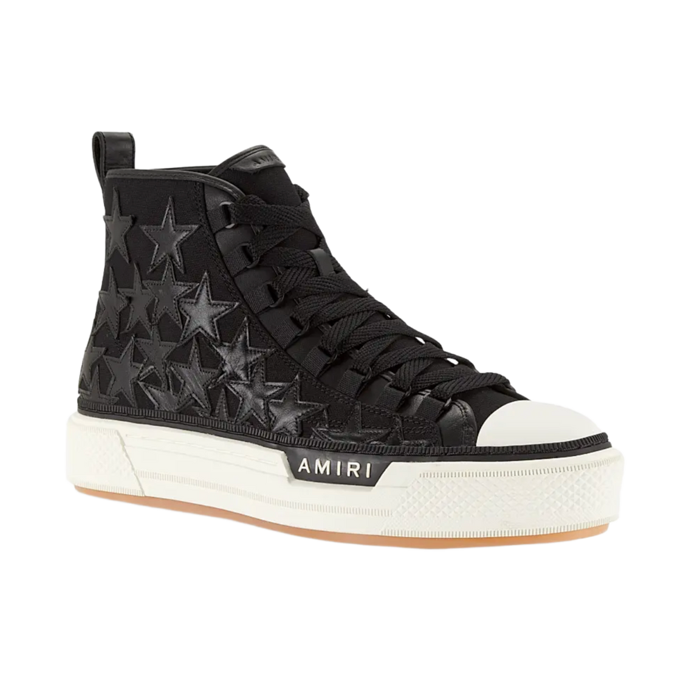 Amiri 'Black' Stars Court High Top Sneakers
